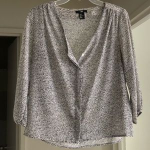 H&M button down, flowy blouse